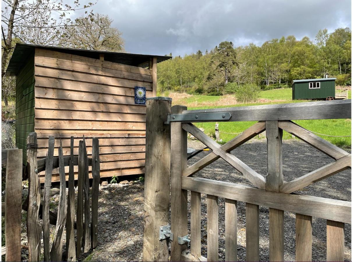 Cosy Woodland Off Grid Shepherds Hut - Rowan Villa Castle Douglas Exterior foto