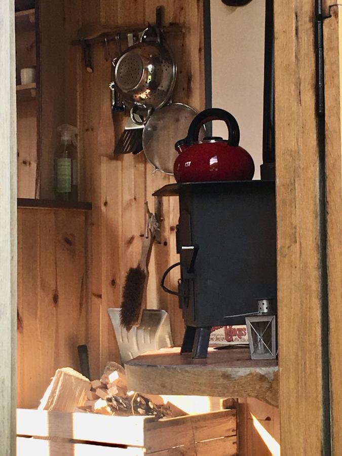 Cosy Woodland Off Grid Shepherds Hut - Rowan Villa Castle Douglas Exterior foto